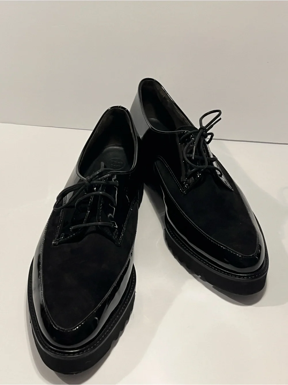 New Paul Green Soho Oxford Loafer Soft Pattern & Suede Leather Women Shoes Size7